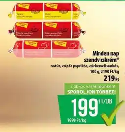 Coop Minden nap szendvicskrém ajánlat