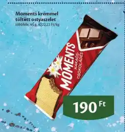 EcoFamily Moments krémmel töltött ostyaszelet ajánlat