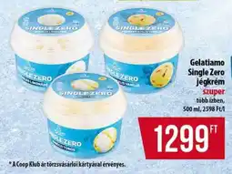 Coop GELATIAMO SINGLE ZERO JÉGKRÉM ajánlat