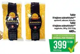 Coop Tallér 8 tojásos száraztészta ajánlat