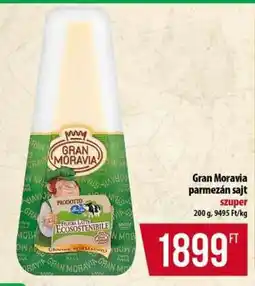 Coop Gran Moravia Parmezán sajt ajánlat