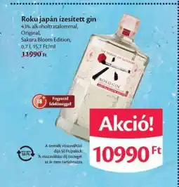 EcoFamily Roku japán ízesített gin ajánlat