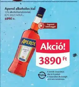 EcoFamily Aperol alkoholos ital ajánlat