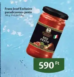 EcoFamily Franz Josef Exclusive paradicsomos pesto ajánlat