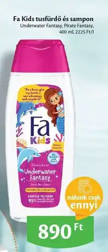 EcoFamily Fa Kids tusfürdő és sampon ajánlat