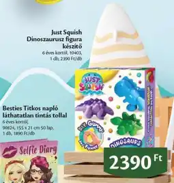 EcoFamily Just Squish Dinoszaurusz figura készítő ajánlat