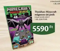 EcoFamily Thinkfun: Minecraft mágneses úti játék ajánlat