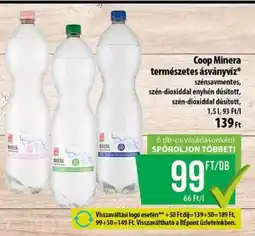 Coop Minera természetes ásványvíz