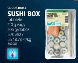 ALDI Sushi box ajánlat