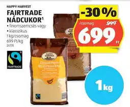 ALDI HAPPY HARVEST FAIRTRADE NÁDCUKOR ajánlat