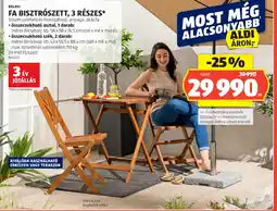 ALDI Belavi Fa bisztrószett, 3 részes ajánlat