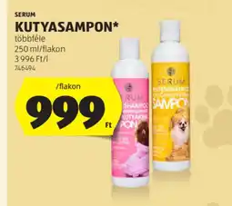 ALDI Serum Kutyasampon ajánlat