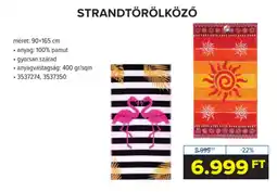 Hervis Strandtörölköző ajánlat