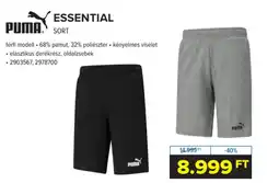 Hervis Puma Essential Sort ajánlat