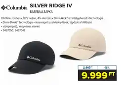 Hervis Columbia Silver ridge IV baseballsapka ajánlat