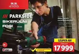 Lidl PARKSIDE Akkus racsnis csavarkulcskészlet ajánlat