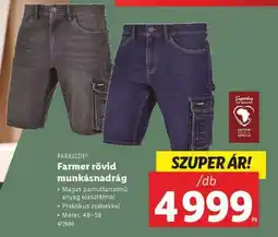 Lidl PARKSIDE Farmer rövid munkásnadrág ajánlat