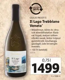 Lidl Il Lago Trebbiano Veneto ajánlat