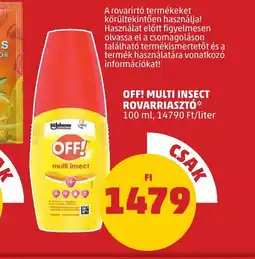 PENNY Off! multi insect rovarriasztó ajánlat
