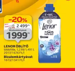 Auchan Lenor öblítő ajánlat