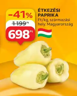 Auchan Étkezési Paprika ajánlat