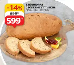 Szénhidrát csökkentett vekni
