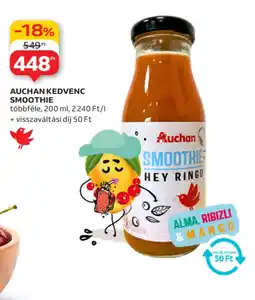Auchan Auchan Kedvenc Smoothie ajánlat