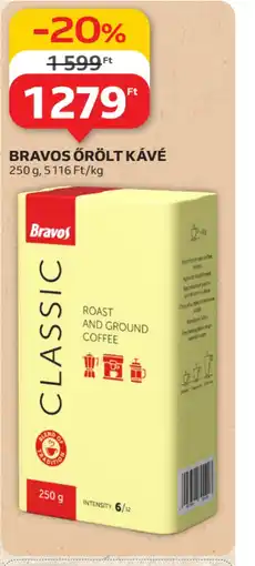 Auchan Bravos Őrölt Kávé ajánlat
