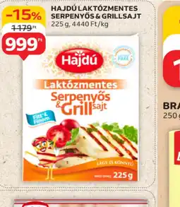Auchan Hajdú Laktzmentes Serpenyős & Grill Sajt ajánlat