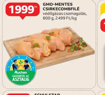 Auchan GMO-mentes csirkecombfilé ajánlat
