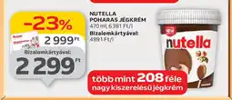Auchan Nutella poharas jégkrém ajánlat