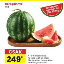 Spar Görögdinnye ajánlat