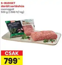 Spar S-BUDGET darált sertéshús ajánlat