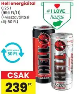 Spar Hell energiaital ajánlat