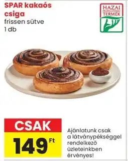 Spar SPAR kakaós csiga ajánlat