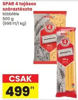 Spar SPAR 4 tojásos száraztészta ajánlat