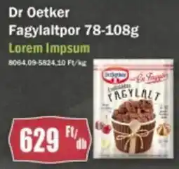 FullDiszkont Dr. Oetker Fagylaltpor ajánlat