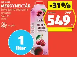 ALDI Rio d'oro Meggynektár ajánlat