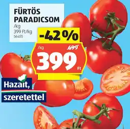 ALDI Fürtös paradicsom ajánlat