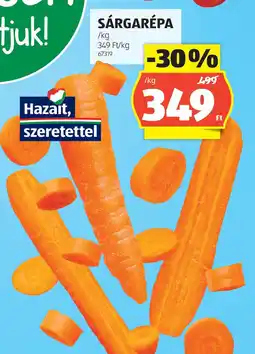 ALDI Sárgarépa ajánlat