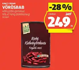 ALDI King's Crown Vörösbab ajánlat
