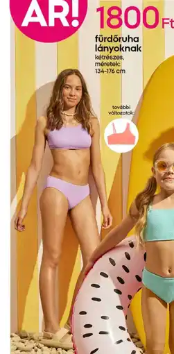 Fürdőruha lányoknak