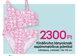 Pepco Fürdőruha lányoknak aszimmetrikus pánttal ajánlat