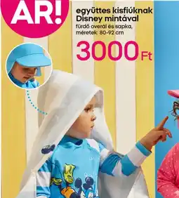 Pepco Együttes kisfiúknak Disney mintával ajánlat
