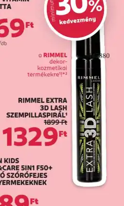 Rossmann Rimmel extra 3D lash szempillaspirál ajánlat