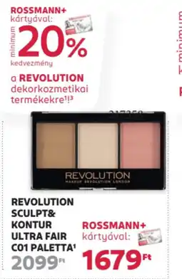 Rossmann Revolution sculpt& kontur ultra fair ajánlat