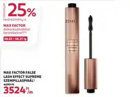 Rossmann Max factor False lash effect supreme ajánlat