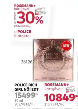 Police Rich Girl női edt