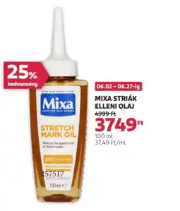 Rossmann Mixa Striák elleni olaj ajánlat