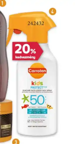 Carroten kids protect plus F50 naptej